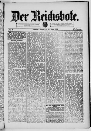 Der Reichsbote on Jan 10, 1886