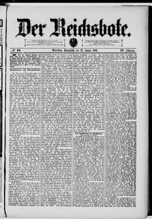 Der Reichsbote on Jan 23, 1886