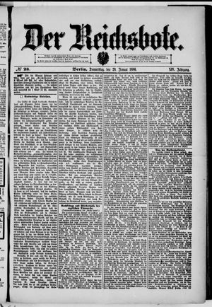 Der Reichsbote vom 28.01.1886