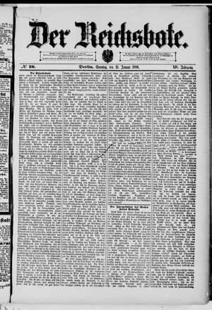 Der Reichsbote vom 31.01.1886