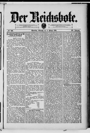 Der Reichsbote on Feb 3, 1886