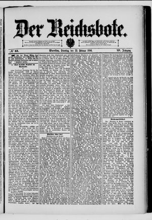Der Reichsbote on Feb 23, 1886