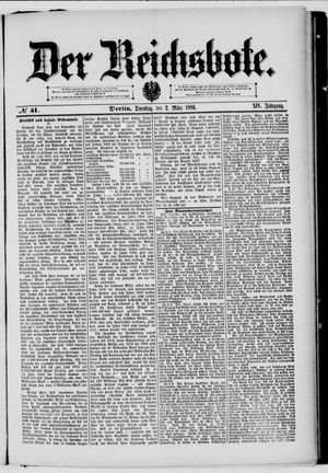 Der Reichsbote on Mar 2, 1886