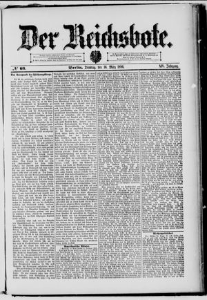 Der Reichsbote vom 16.03.1886