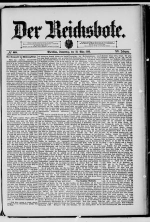 Der Reichsbote vom 18.03.1886