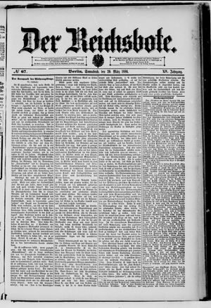 Der Reichsbote on Mar 20, 1886