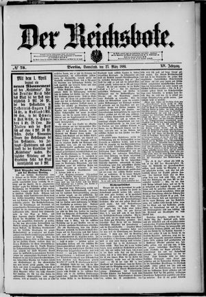 Der Reichsbote on Mar 27, 1886