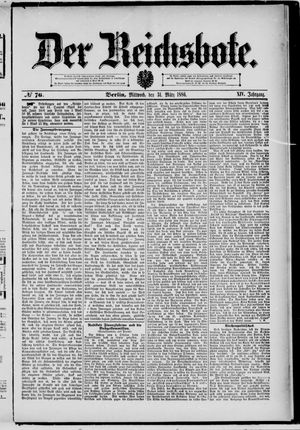 Der Reichsbote on Mar 31, 1886