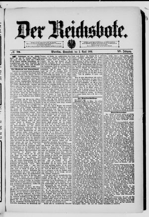 Der Reichsbote on Apr 3, 1886