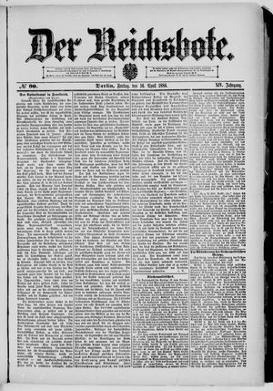Der Reichsbote vom 16.04.1886