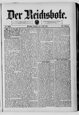 Der Reichsbote vom 02.05.1886