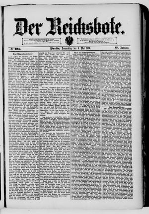 Der Reichsbote vom 06.05.1886