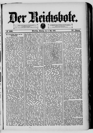 Der Reichsbote on May 9, 1886