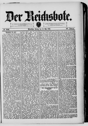 Der Reichsbote vom 14.05.1886