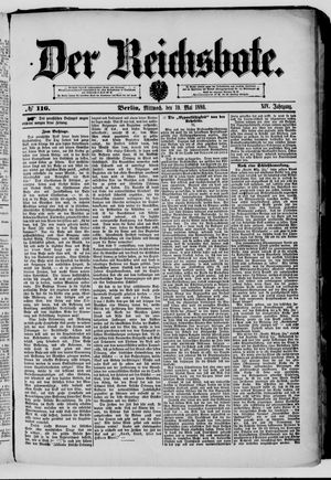 Der Reichsbote vom 19.05.1886