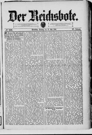 Der Reichsbote on May 25, 1886