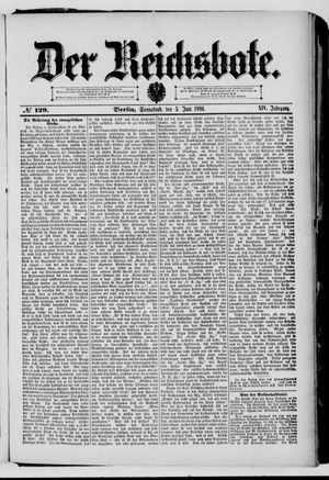Der Reichsbote vom 05.06.1886