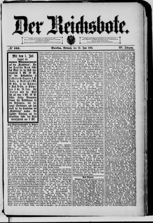 Der Reichsbote on Jun 23, 1886