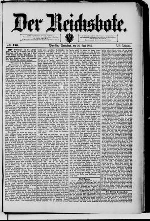 Der Reichsbote on Jun 26, 1886