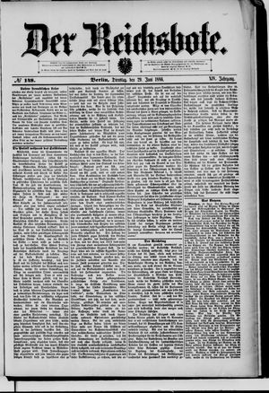 Der Reichsbote vom 29.06.1886