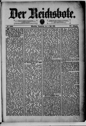 Der Reichsbote on Jul 1, 1886