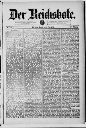 Der Reichsbote vom 02.07.1886