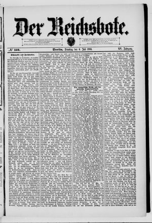 Der Reichsbote vom 06.07.1886