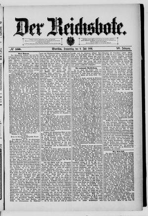 Der Reichsbote vom 08.07.1886
