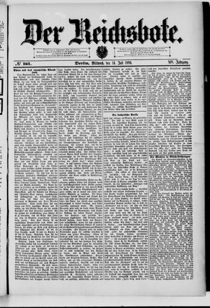 Der Reichsbote vom 14.07.1886