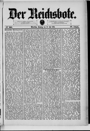 Der Reichsbote vom 18.07.1886