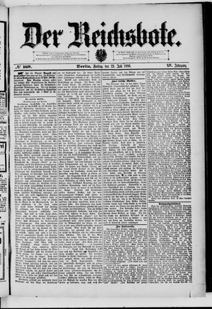 Der Reichsbote vom 23.07.1886