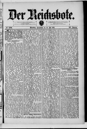 Der Reichsbote vom 24.07.1886