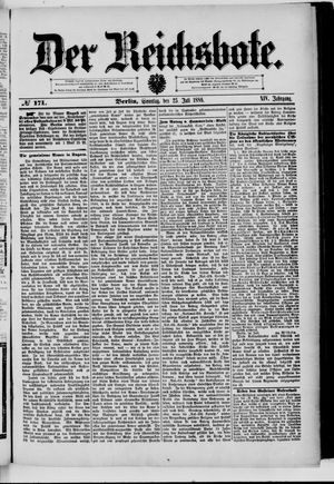 Der Reichsbote on Jul 25, 1886