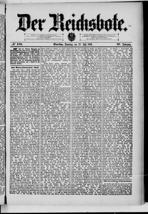 Der Reichsbote vom 27.07.1886