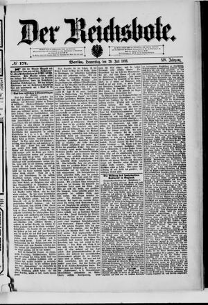 Der Reichsbote vom 29.07.1886