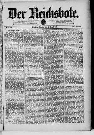 Der Reichsbote on Aug 3, 1886