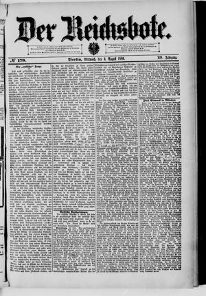 Der Reichsbote on Aug 4, 1886