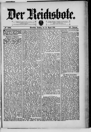 Der Reichsbote vom 24.08.1886