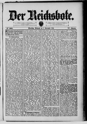 Der Reichsbote on Sep 1, 1886