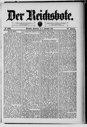 Der Reichsbote vom 04.09.1886