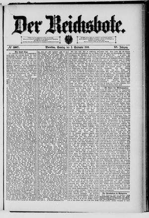 Der Reichsbote on Sep 5, 1886