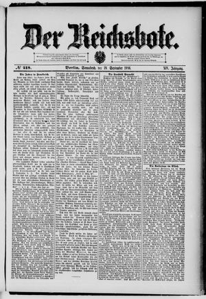 Der Reichsbote vom 18.09.1886