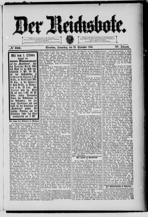 Der Reichsbote vom 23.09.1886