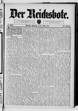 Der Reichsbote vom 28.10.1886