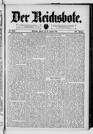 Der Reichsbote vom 29.10.1886