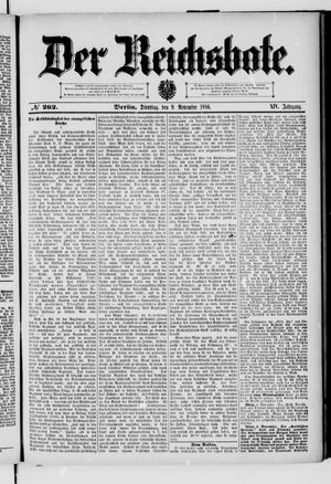 Der Reichsbote on Nov 9, 1886