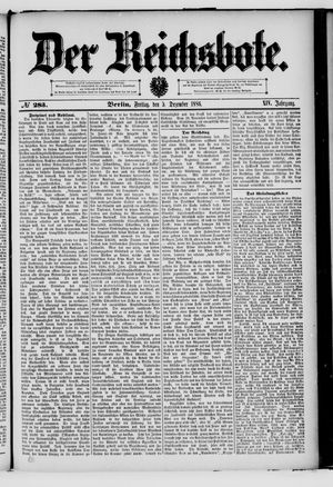 Der Reichsbote vom 03.12.1886
