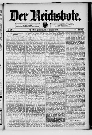 Der Reichsbote vom 04.12.1886
