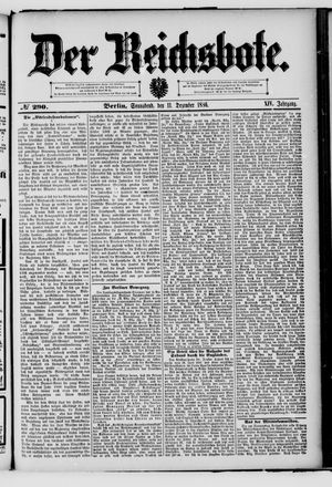Der Reichsbote on Dec 11, 1886