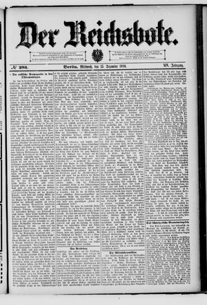 Der Reichsbote vom 15.12.1886